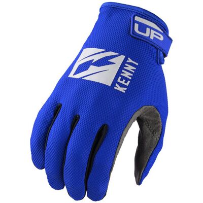 Gants cross Kenny UP 2024 Blue - Publicité Gants cross Kenny UP 2024 Blue - Publicité