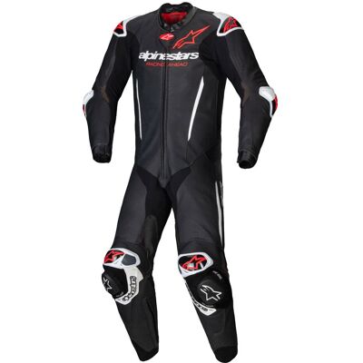 Combinaison Alpinestars GP-R7 1 PIECE Black White Red Fluo - Publicité Combinaison Alpinestars GP-R7 1 PIECE Black White Red Fluo - Publicité