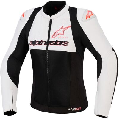 Blouson Moto Alpinestars STELLA SMX AIR Ice/gray/black/coral/fluo - Publicité Blouson Moto Alpinestars STELLA SMX AIR Ice/gray/black/coral/fluo - Publicité