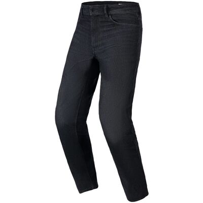 Jean Moto Alpinestars FLEX-AST 5 Black washed - Publicité Jean Moto Alpinestars FLEX-AST 5 Black washed - Publicité