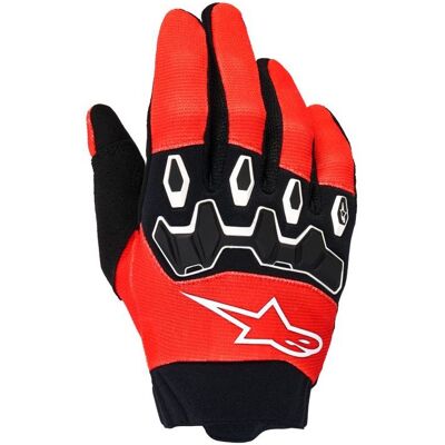 Gants cross Alpinestars YOUTH FULL BORE V2 Bright Red Black - Publicité Gants cross Alpinestars YOUTH FULL BORE V2 Bright Red Black - Publicité