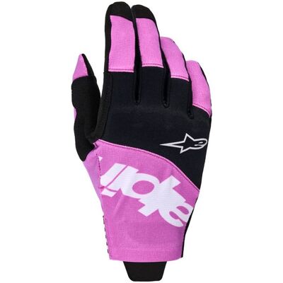 Gants cross Alpinestars TECHSTAR 2025 Black/Light gray - Publicité Gants cross Alpinestars TECHSTAR 2025 Black/Light gray - Publicité