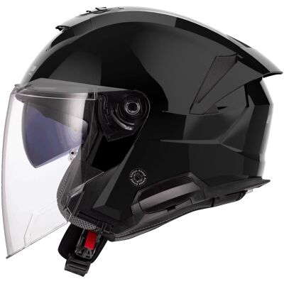 Casque jet LS2 OF618 - VERSO II - SOLID Gloss black - Publicité Casque jet LS2 OF618 - VERSO II - SOLID Gloss black - Publicité