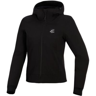 Sweat moto Alpinestars STELLA RADIUM TECH HOODIE Black - Publicité Sweat moto Alpinestars STELLA RADIUM TECH HOODIE Black - Publicité