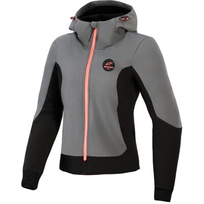 Sweat moto Alpinestars STELLA RADIUM TECH HOODIE Deep gray/black - Publicité Sweat moto Alpinestars STELLA RADIUM TECH HOODIE Deep gray/black - Publicité
