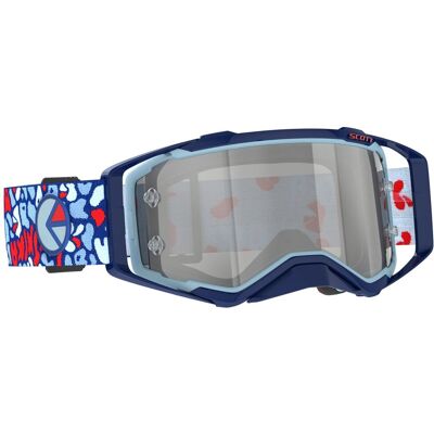 Masque cross Scott PROSPECT ETHIKA 2027 Blue/Red - Publicité Masque cross Scott PROSPECT ETHIKA 2027 Blue/Red - Publicité