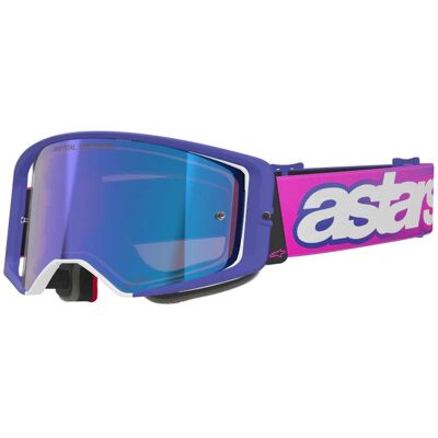 Masque cross Alpinestars SUPERTECH VISION VISTA 2026 Purple/Pink - Publicité Masque cross Alpinestars SUPERTECH VISION VISTA 2026 Purple/Pink - Publicité