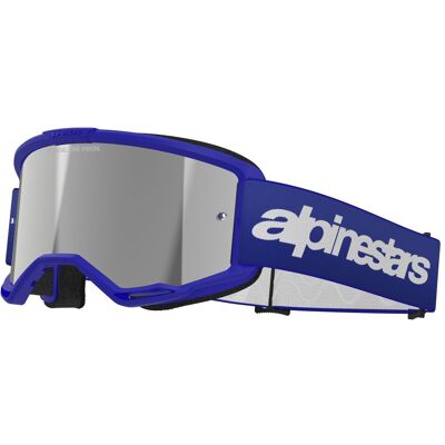 Masque cross Alpinestars VISION 3 WORDMARK IRIDIUM 2025 Blue - Publicité Masque cross Alpinestars VISION 3 WORDMARK IRIDIUM 2025 Blue - Publicité