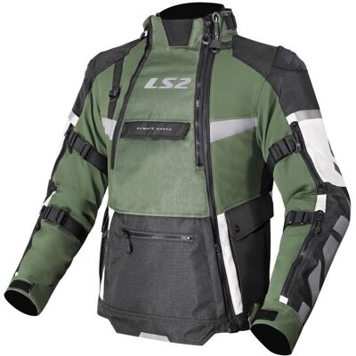 Veste Moto LS2 X-MASTER Black Green - Publicité Veste Moto LS2 X-MASTER Black Green - Publicité