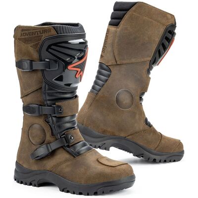 Bottes Stylmartin OVERLANDER WATERPROOF Brown - Publicité Bottes Stylmartin OVERLANDER WATERPROOF Brown - Publicité