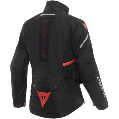 Blouson Moto Dainese TEMPEST 4 D-DRY WOMAN Black/Black/Red - Publicité Blouson Moto Dainese TEMPEST 4 D-DRY WOMAN Black/Black/Red - Publicité