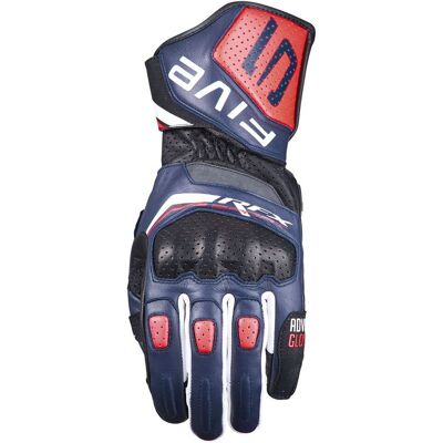 Gants Five RFX SPORT EVO Storm Blue/ Fluo Red - Publicité Gants Five RFX SPORT EVO Storm Blue/ Fluo Red - Publicité