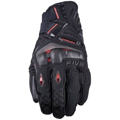 Gants moto Five TFX1 Airflow - Noir/Rouge/Fluo - Publicité Gants moto Five TFX1 Airflow - Noir/Rouge/Fluo - Publicité