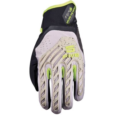 Gants Five TFX5 Sand/Fluo Yellow - Publicité Gants Five TFX5 Sand/Fluo Yellow - Publicité