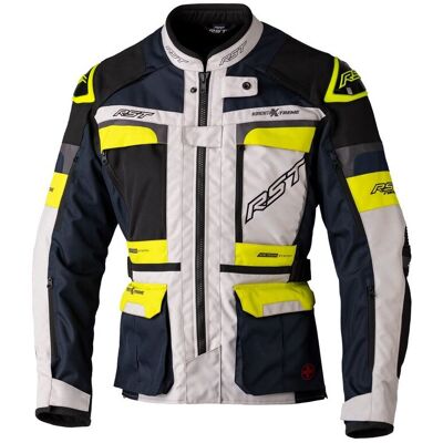 Veste Moto RST ADVENTURE-XTREME Dark Blue/Grey/Fluo Yellow - Publicité Veste Moto RST ADVENTURE-XTREME Dark Blue/Grey/Fluo Yellow - Publicité
