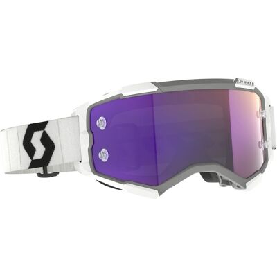 Masque cross Scott FURY 2027 White/Black - Publicité Masque cross Scott FURY 2027 White/Black - Publicité