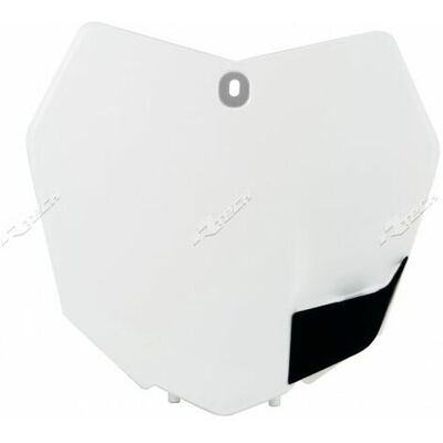 Plaque de numéro blanche Race Tech pour KTM SX 125-150 2013-2016 - Plaque de numéro - Publicité Plaque de numéro blanche Race Tech pour KTM SX 125-150 2013-2016 - Plaque de numéro - Publicité