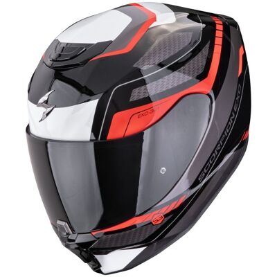 Casque intégral Scorpion Exo EXO-391 - LEO Noir/Rouge - Publicité Casque intégral Scorpion Exo EXO-391 - LEO Noir/Rouge - Publicité
