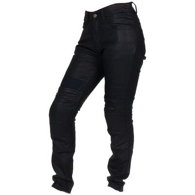 Jean Moto DXR KAPTOR LADY WAX Blue Wax - Publicité Jean Moto DXR KAPTOR LADY WAX Blue Wax - Publicité