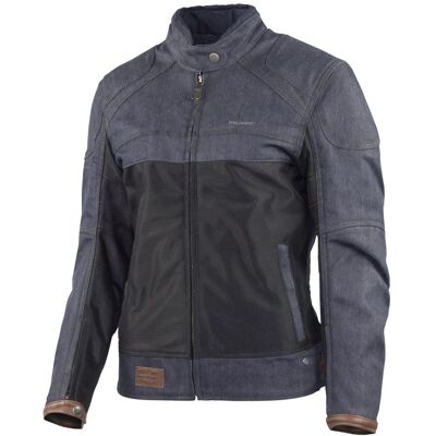 Blouson Moto Trilobite AIRTECH LADIES Blue/black - Publicité Blouson Moto Trilobite AIRTECH LADIES Blue/black - Publicité