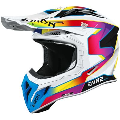 Casque cross Airoh AVIATOR ACE 2 - SUNRISE 2026 Multicolore - Publicité Casque cross Airoh AVIATOR ACE 2 - SUNRISE 2026 Multicolore - Publicité