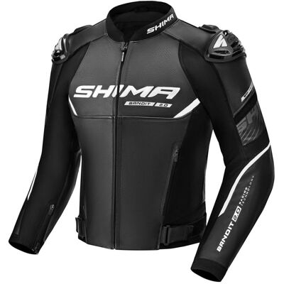 Blouson Moto Shima BANDIT 2.0 Black/White - Publicité Blouson Moto Shima BANDIT 2.0 Black/White - Publicité