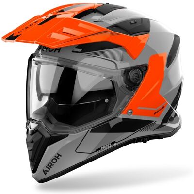 Casque intégral Airoh BANDIT - TUNE Gris/orange - Publicité Casque intégral Airoh BANDIT - TUNE Gris/orange - Publicité