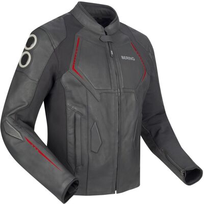 Blouson Moto Bering RADIAL Noir/Rouge - Publicité Blouson Moto Bering RADIAL Noir/Rouge - Publicité