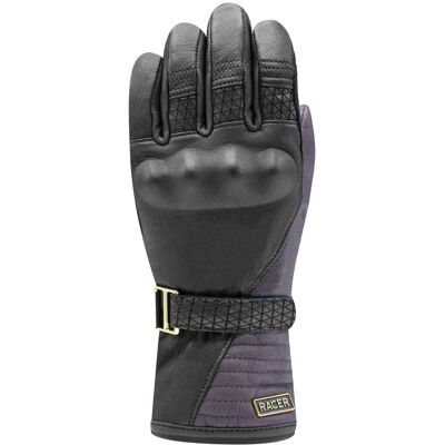 Gants Racer BELLA WINTER 3 Noir/Burgandy - Publicité Gants Racer BELLA WINTER 3 Noir/Burgandy - Publicité
