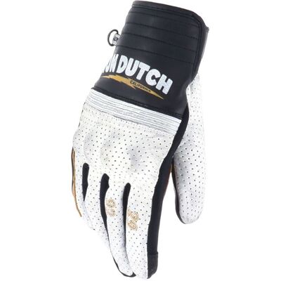 Gants Helstons VON DUTCH BORN AIR Noir/Blanc/Or - Publicité Gants Helstons VON DUTCH BORN AIR Noir/Blanc/Or - Publicité