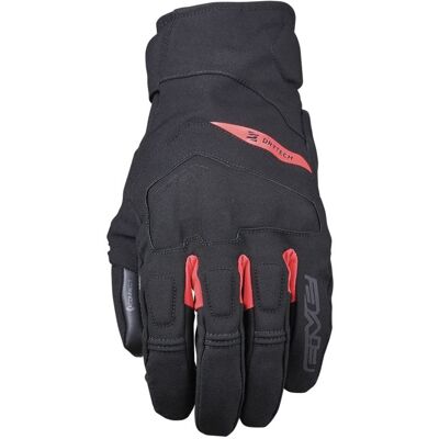 Gants Five BOXER EVO WATERPROOF Black Fluo Red - Publicité Gants Five BOXER EVO WATERPROOF Black Fluo Red - Publicité