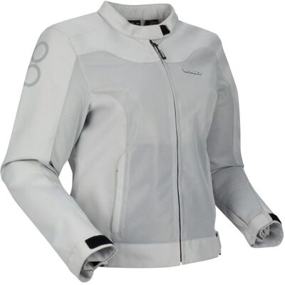 Blouson Moto Bering LADY ALIAS Gris Clair - Publicité Blouson Moto Bering LADY ALIAS Gris Clair - Publicité