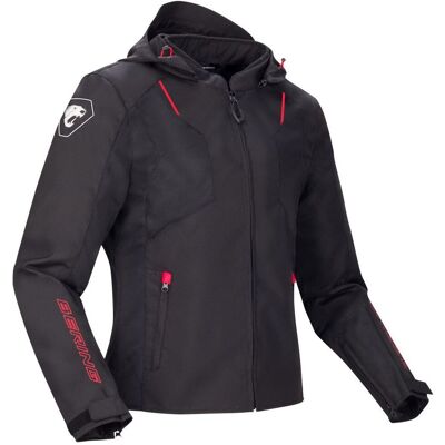 Blouson Moto Bering WING Noir/Rouge - Publicité Blouson Moto Bering WING Noir/Rouge - Publicité