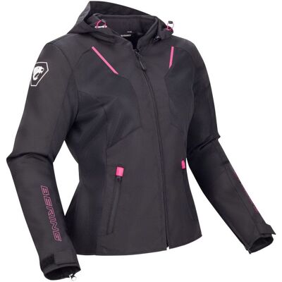 Blouson Moto Bering LADY WING Noir/Fushia - Publicité Blouson Moto Bering LADY WING Noir/Fushia - Publicité