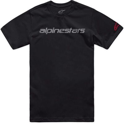 T-Shirt manches courtes Alpinestars LINEAR WORDMARK 2.0 Black/Grey/Red - Publicité T-Shirt manches courtes Alpinestars LINEAR WORDMARK 2.0 Black/Grey/Red - Publicité