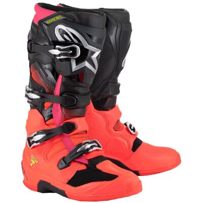 Bottes cross Alpinestars TECH 7 2025 Black/Red - Publicité Bottes cross Alpinestars TECH 7 2025 Black/Red - Publicité