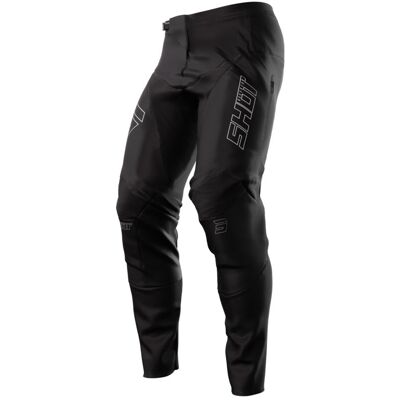 Pantalon enduro Shot CONTACT ZIP 2024 Black - Publicité Pantalon enduro Shot CONTACT ZIP 2024 Black - Publicité