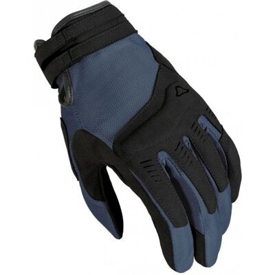 Gants de moto Macna Darko - Noir Bleu - 2XL - Publicité Gants de moto Macna Darko - Noir Bleu - 2XL - Publicité