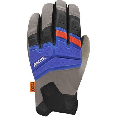 Gants Racer DISPATCHER EVO Black/Blue/Red - Publicité Gants Racer DISPATCHER EVO Black/Blue/Red - Publicité
