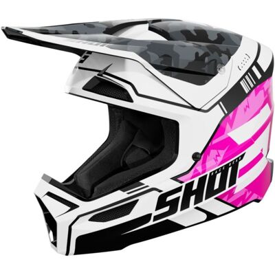 Casque cross Shot FURIOUS - FLASH 2025 Flash pink_glossy - Publicité Casque cross Shot FURIOUS - FLASH 2025 Flash pink_glossy - Publicité