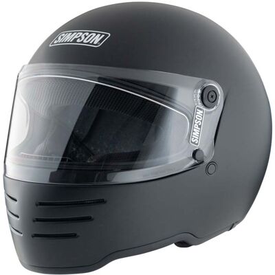 Casque intégral Simpson M62 SOLID Black Mat - Publicité Casque intégral Simpson M62 SOLID Black Mat - Publicité