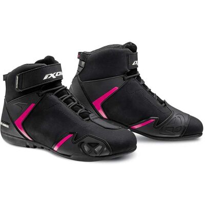 Baskets Moto Ixon GAMBLER WATERPROOF LADY Black Fuschia - Publicité Baskets Moto Ixon GAMBLER WATERPROOF LADY Black Fuschia - Publicité