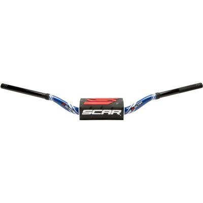 Guidon Scar O² COLOR Ø28,6 - RC Style - BLUE Black - Publicité Guidon Scar O² COLOR Ø28,6 - RC Style - BLUE Black - Publicité