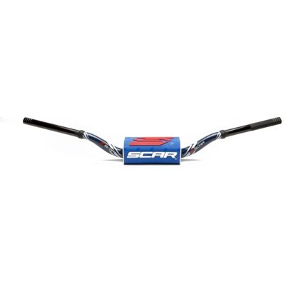 Guidon Scar O² COLOR Ø28,6 - HIGH Style - DARK BLUE Blue - Publicité Guidon Scar O² COLOR Ø28,6 - HIGH Style - DARK BLUE Blue - Publicité