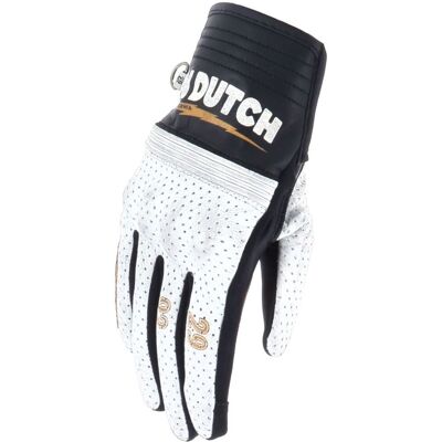 Gants Helstons VON DUTCH JACKIE AIR Noir/Blanc/Or - Publicité Gants Helstons VON DUTCH JACKIE AIR Noir/Blanc/Or - Publicité