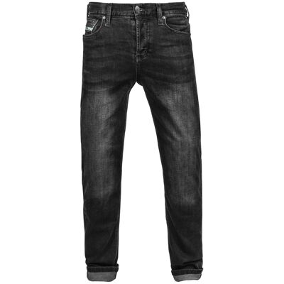 Jean Moto John Doe ORIGINAL LONGUEUR 32 Used Black - Publicité Jean Moto John Doe ORIGINAL LONGUEUR 32 Used Black - Publicité