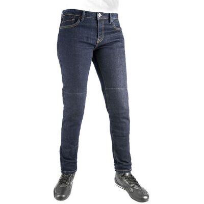 Jean Moto Oxford AA WOMAN Rinse Blue - Publicité Jean Moto Oxford AA WOMAN Rinse Blue - Publicité