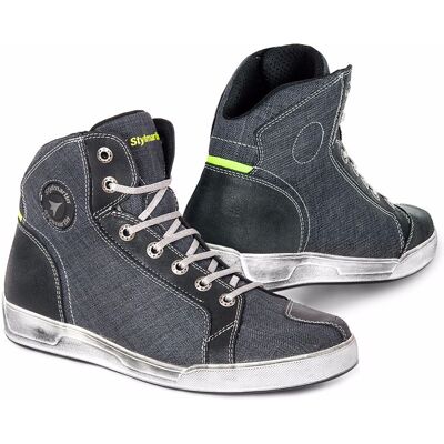 Chaussures de moto bleues Stylmartin Kansas - Chaussures de moto - Publicité Chaussures de moto bleues Stylmartin Kansas - Chaussures de moto - Publicité