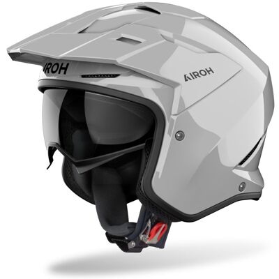Casque jet Airoh KOMBAKT - COLOR Concrete Grey - Publicité Casque jet Airoh KOMBAKT - COLOR Concrete Grey - Publicité