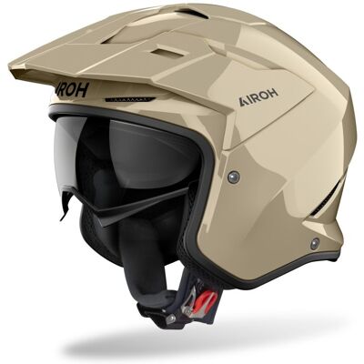 Casque jet Airoh KOMBAKT - COLOR MOCHA - Publicité Casque jet Airoh KOMBAKT - COLOR MOCHA - Publicité